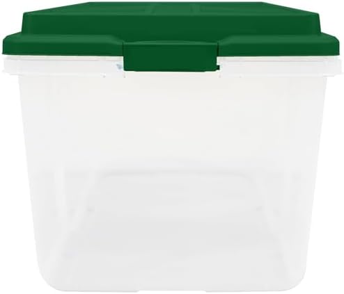113 Quart Clear Plastic Christmas Storage Bins with Secure Lids, Set of 4 – Large Holiday Organization Containers - Image 5