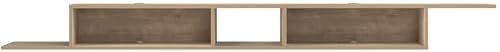 Atelier Mobili Floating TV Stand for Up to 65 Inch TVs – Wall Mounted Floating Shelf for Under TV, Entryway Organizer & Bedroom Vanity – Multi-Purpose Storage & Display Console (Oak, 100INCH) - Image 5