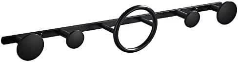 Coat Hooks for Wall Mounted Creative Modern Coat Rack Entryway Storage Hook Metal Row Hooks Hanging Robe & Towel Hooks Brass Matte Black Finished by LANGPAI