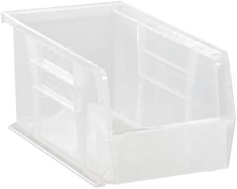 HE HUDSON EXCHANGE 11" x 5.5" x 5" (6 Pack) Plastic Stackable Storage Bin, Clear - Image 2