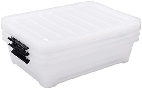 3-Pack 40 Quart Clear Plastic Underbed Container, Box for Under Bed - Image 6