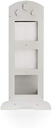 Guidecraft See and Store Dress-up Center – Gray: Kids Dramatic Play Storage Armoire with Mirror, Rack, Shelves & Bottom Tray - Toddlers Costume & Toy Organizer Furniture - Image 6