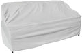 Treasure Garden Sofa Cover, 300D Polyester Outdoor Deep Seating Patio Sofa Cover, Water Resistant, UPF50+ UV Protection, Elastic Hem, Spring Cinch Lock, Built-In Pouch & Storage Bag, Gray by TreasureGarden