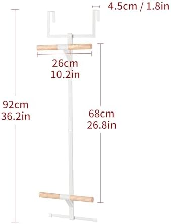 RFOUO Over The Door Hanger,Backpack Hanger for Closet, White - Image 3