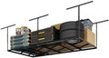 FLEXIMOUNTS 4x8 Overhead Garage Ceiling Storage Rack Organization, Black by FLEXIMOUNTS