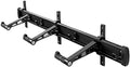 CyclingDeal Bike Wall Mount Rack - Adjustable Indoor Outdoor Storage Vertical Cycling Hook Hanger Organiser - Safe & Secure for Storing MTB Road Bicycles in Garage or Home - Upgraded 3 Bikes by CyclingDeal