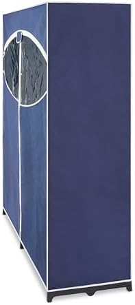 Whitmor Extra-Wide Portable Clothes Closet - 60 Inches Wide - Store Seasonal Clothing - Blue - Image 2