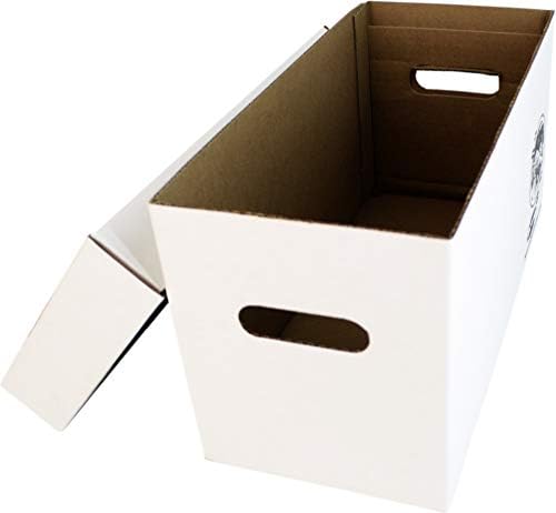 Durable Set of 10 - 7 inch Vinyl Record Storage Boxes - Sturdy Cardboard Construction with Removable Lid - Holds Up to 200 Records Each - Built Tough for Long-Term, Secure Archival Storage - #07BC09 - Image 4