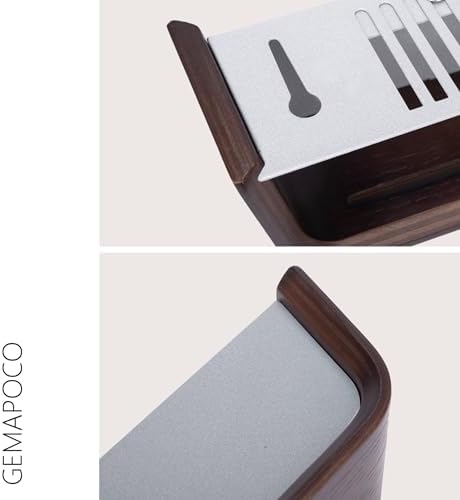 Key Holder Wall Mount with Shelf | Brown | 17 inch - Image 4