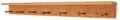 Cherry Peg Rack with Shelf -Handcrafted in The USA (Cherry, 47" with 8 pegs) by PEG+AND+RAIL