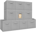 STORAGE MANIAC Storage Cubes, 13 Inch 10 Pack Collapsible Fabric Shelf Bins by STORAGEMANIAC