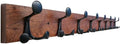 SKOLOO 43-Inch Wood Coat Rack Wall Mount with 8 Triple Hooks - Ideal for Family Entrances, Classrooms, and Pet Supplies Storage - Perfect Coat Hooks for Wall,Mahogany (Sapele) by SKOLOO