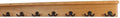 PegandRail Solid Cherry Shelf Coat Rack with Aged Bronze Double Style Hooks - Made in The USA (Cherry, 37" with 7 Hooks) by PEG+AND+RAIL
