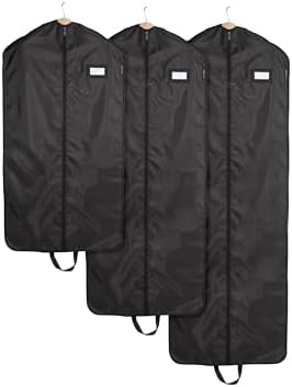 Covermates Garment Bag Set for Closet Storage and Travel, Black by Covermates