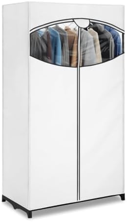 Whitmor White, Clothes Closet Fabric Cover, 36" by Whitmor