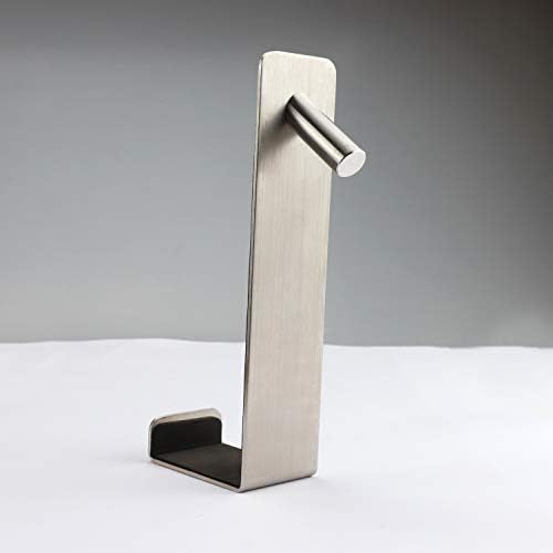 TOGU Over The Door Hook Sus 304 Stainless Steel Heavy Duty Organizer for Coats/Towels/Clothes/Wreath, Suitable for 1-1.7" Thickness Door and 0.05" Door Frame Gap,Brushed Finish,10 Pack - Image 5