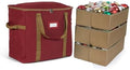 Covermates Adjustable Ornament Storage Bag, 19.25" W x 13" D x 18.5" H, Red by Covermates