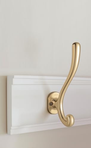 Goo-Ki Champagne Bronze Zinc Alloy Coat Hooks - Affordable Luxury Coat Hoooks Hardware for Bedroom, Kitchen, 6 Pack - Image 6