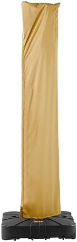 Patio Umbrella Cover Outdoor Offset Cantilever Umbrella Covers, Khaki by Unknown