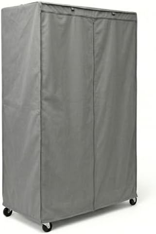 Formosa Covers Premium Wire Shelf Cover - Perfect Fit for Wire Shelving - Versatile Shelf Covers Protects & Organize - Ideal for Outdoor Storage Shelf - Wire Rack Cover - 36Wx20Dx60H Inches - Grey by FormosaCovers