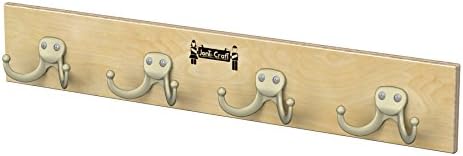 Jonti-Craft 0764JC Wall Mount Coat Rail, 4 Hooks - Image 4