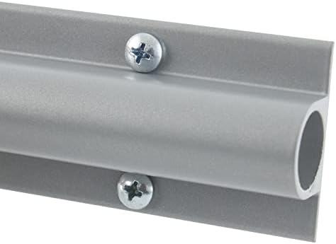Easy Track RA1204-CH 12 Inch Easily Accessible Metal Sliding Wardrobe Closet Organizer Rod with Installation Hardware Included, Chrome - Image 5