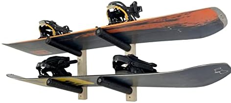 Pro Board Racks Snowboard Wall Rack Mount - Holds 2 Boards by Pro+Board+Racks