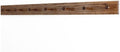 Solid Oak Shaker Peg Rack Made in The USA - Chestnut Stain 41 x 3.5 Inches with 7 Pegs by PEG+AND+RAIL