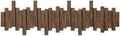 Wooden Coat Hooks Wood Wall Mounted Piano Coat Rack Flip Down Hook Rack Coat Rack Wall MountMulti Functional Space Saving Wall Organizer(Walnut,65.5cm/26") by Unknown
