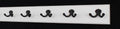 White Coat Rack with Aged Bronze Double Style Hooks (25.5" x 3.5" with 5 hooks) by PEG+AND+RAIL