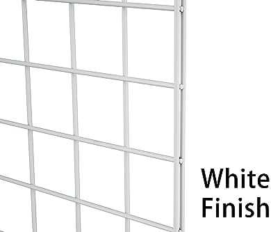 Grid Wall Commercial Grade Gridwall Panels – Heavy Duty Grid Panel for Any Retail Display Wall Grid 2' Width x 6' Height, White (Pack of 3) - Image 4