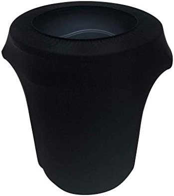 Spandex & Table LINENS Spandex Stretch Trash CAN Cover 55 Gallon Round - Image 3