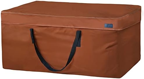 NettyPro Outdoor Patio Cushion Storage Bags Water-Resistant Large Storage Bag with Zipper and Handle for Patio Furniture Cushion Christmas Tree 7.5 Ft, 50 x 15 x 25 Inch, Brown by NettyPro