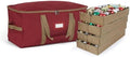 Covermates Adjustable Ornament Storage Bag, 25.5" W x 13" D x 12.5" H, Red by Covermates