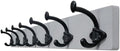 WEBI Rustic Coat Rack Wall Mount,30" Long 7 Cast Iron Coat Hooks Wall Mounted,Heavy Duty Farmhouse Wood Coat Hanger Wall Antique Vintage Hooks for Hanging Jacket,Clothes,Backpack,Gray by WEBI