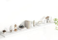 Acovy 72 Inch Floating Shelves, 8 Inch Deep Floating Shelves for Wall, Hanging Shelf with Invisible Brackets, Deep Shelves for Bathroom, Bedroom, Living Room, White, Set of 1 by Acovy