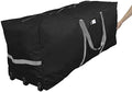 ProPik Rolling Christmas Tree Storage Bag, Fits Up to 9 Ft Tall Disassembled Trees, 28" H X 16.5" W X 60" L, 600D Oxford Extra Large Heavy Duty Xmas Container with Wheels & Handles (Black) by ProPik