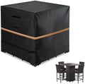 DearHoHo Outdoor Bar Cover 5 Pieces Patio Dining Set Covers,Black by Unknown