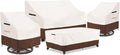 Waterproof Outdoor Patio Furniture Covers 4 Piece Set,XL-Large,Beige by Unknown