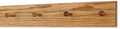 Solid Oak Xtra-Wide Shaker Peg Rack -Made in The USA - Golden Oak Stain 23 x 4.5 Inches with 4 Pegs by PEG+AND+RAIL