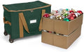 Covermates Rolling Adjustable Ornament Storage Bag, 19.25"W x 13"D x 12.5"H by Covermates