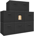STORAGE MANIAC Storage Cubes, 13 Inch 8 Pack Collapsible Fabric Shelf Bins by STORAGEMANIAC