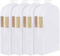 Univivi 50 Inch Cotton Hanging Clothes Bag for Storage 4 Pack, White by Univivi