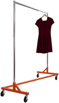 Econoco Economy Z-Rack, Collapsible, Orange, 64" L x 24" W x 70" H by Econoco