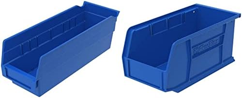Akro-Mils Plastic Organizer Bins and Hanging Stackable Storage Bins (24-Pack + 12-Pack) by Unknown