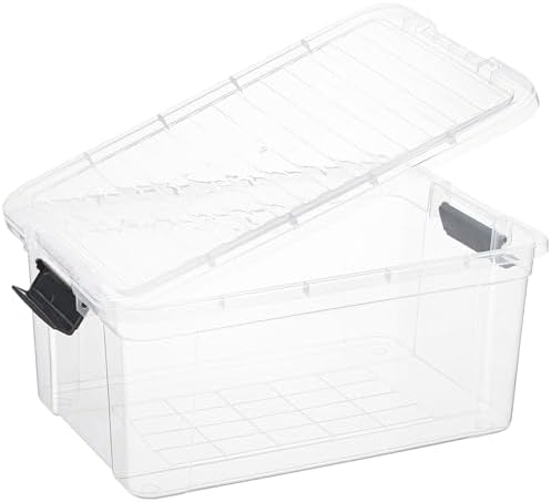 Superio 21 Quart Clear Plastic Storage Boxes with Lids, Stackable Organizer Containers, BPA-Free Storage Bins for Home, Office, School & Dorm, 1 Pack - Image 5