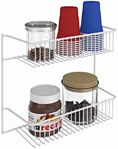 ClosetMaid 8002 2-Tier Wall Rack, 12-Inch Wide, White (Pack of 6) - Image 4