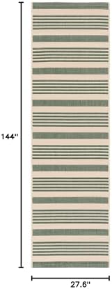 SAFAVIEH Courtyard Outdoor Runner Rug 2'3"x12', Beige CY6062-322 - Image 2