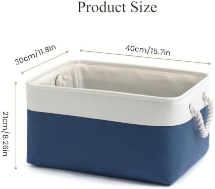 15.7x11.8x8.26 Inch Fabric Large Storage Bins with Handles 6 Pack - Image 4