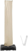 Cantilever Patio Umbrella Cover with Zipper and Rod by Ombrellon